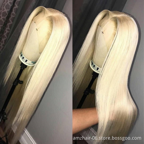 Cheap Wholesale 613 Blonde Raw Brazilian Virgin Human Hair Hd Full Lace Front Wig For Black Women Human Hair 613 Lace wig Vendor
